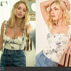 NWT Reformation Blanca Top in Delilah Size 4